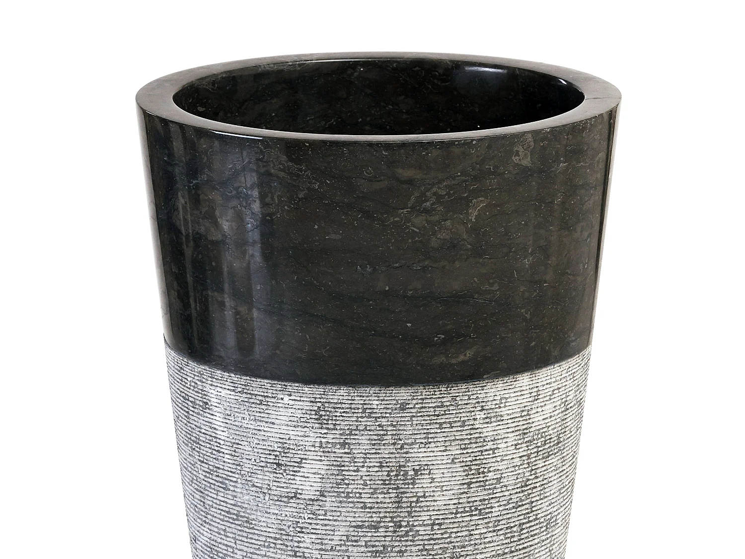 Standwaschbecken Marmor LANTA - Grau