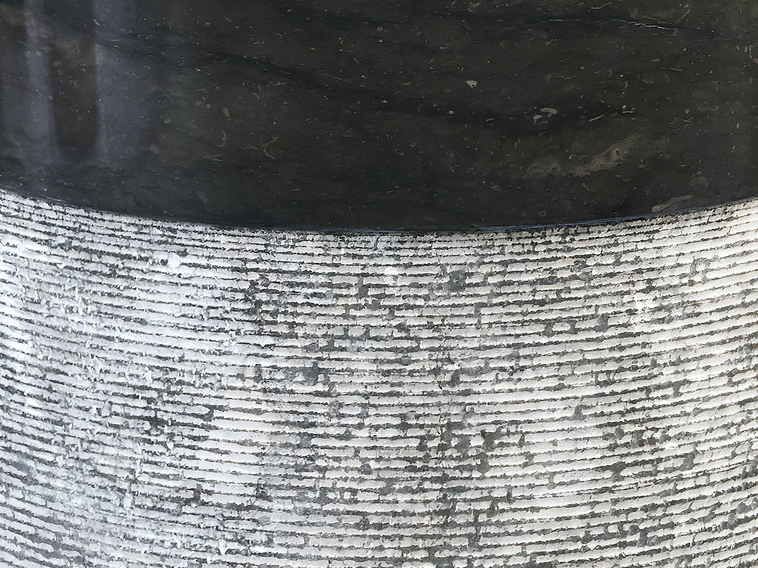 Standwaschbecken Marmor LANTA - Grau