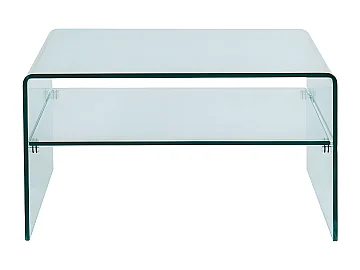 Salontafel vierkant glas