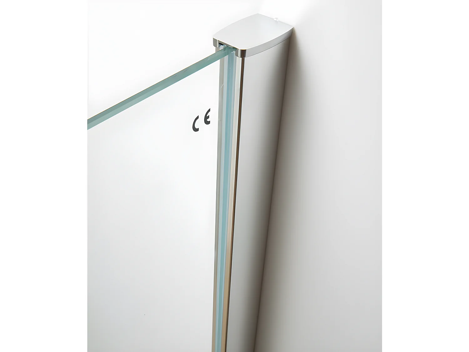 Duschtrennwand Seitenwand italienische Dusche - 140 x 200 cm - DANNA