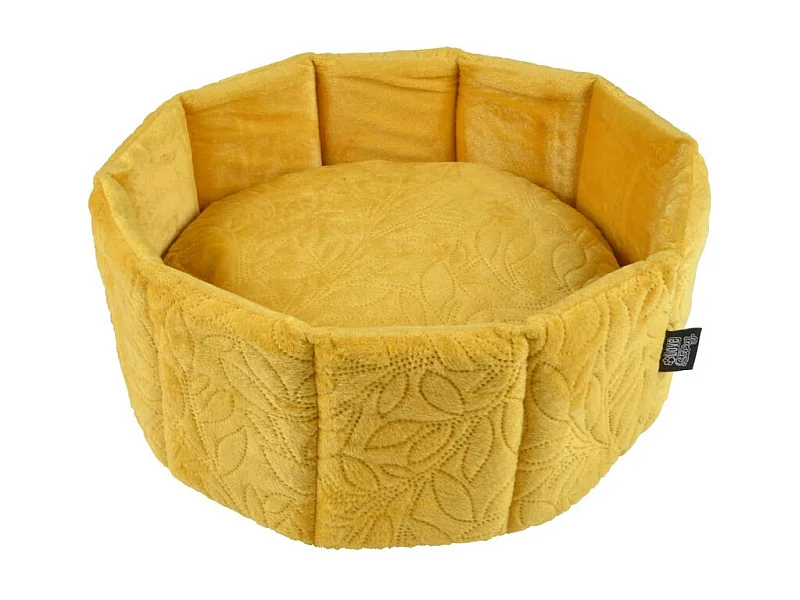 Panier pour Chien & Chat "Boho" 48cm Moutarde