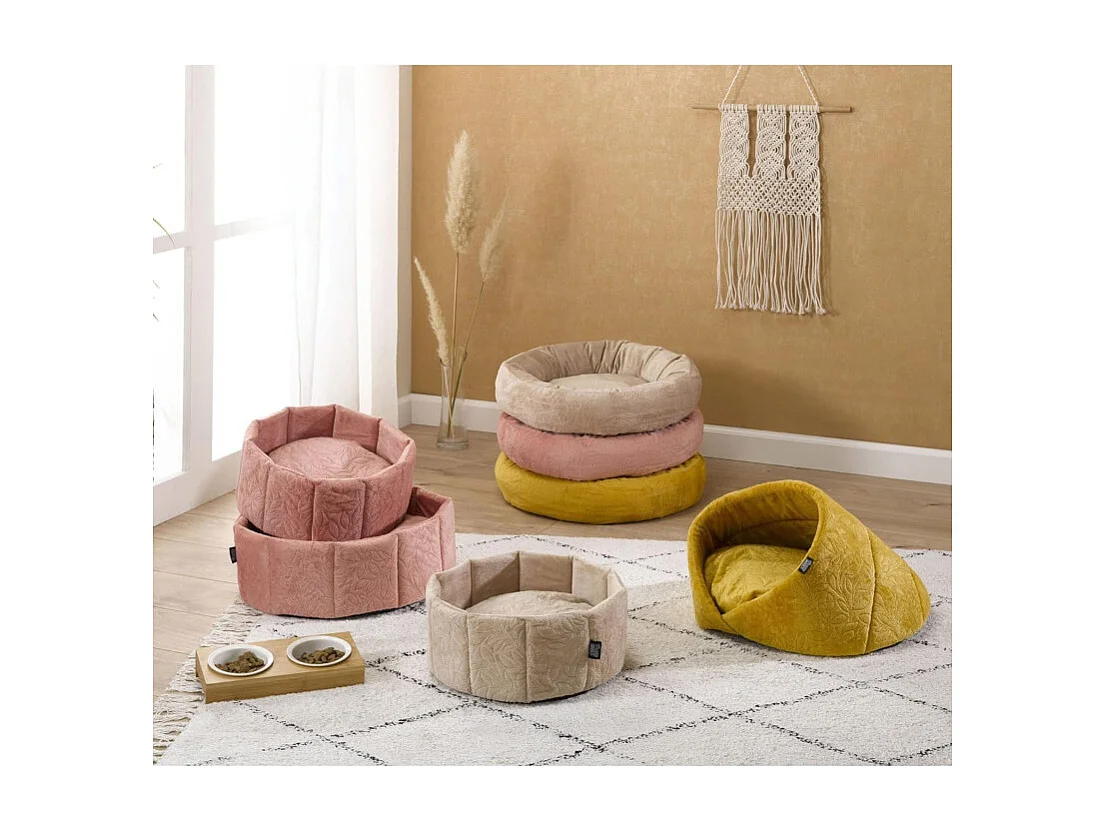 Panier pour Chien & Chat "Boho" 38cm Bois de Rose