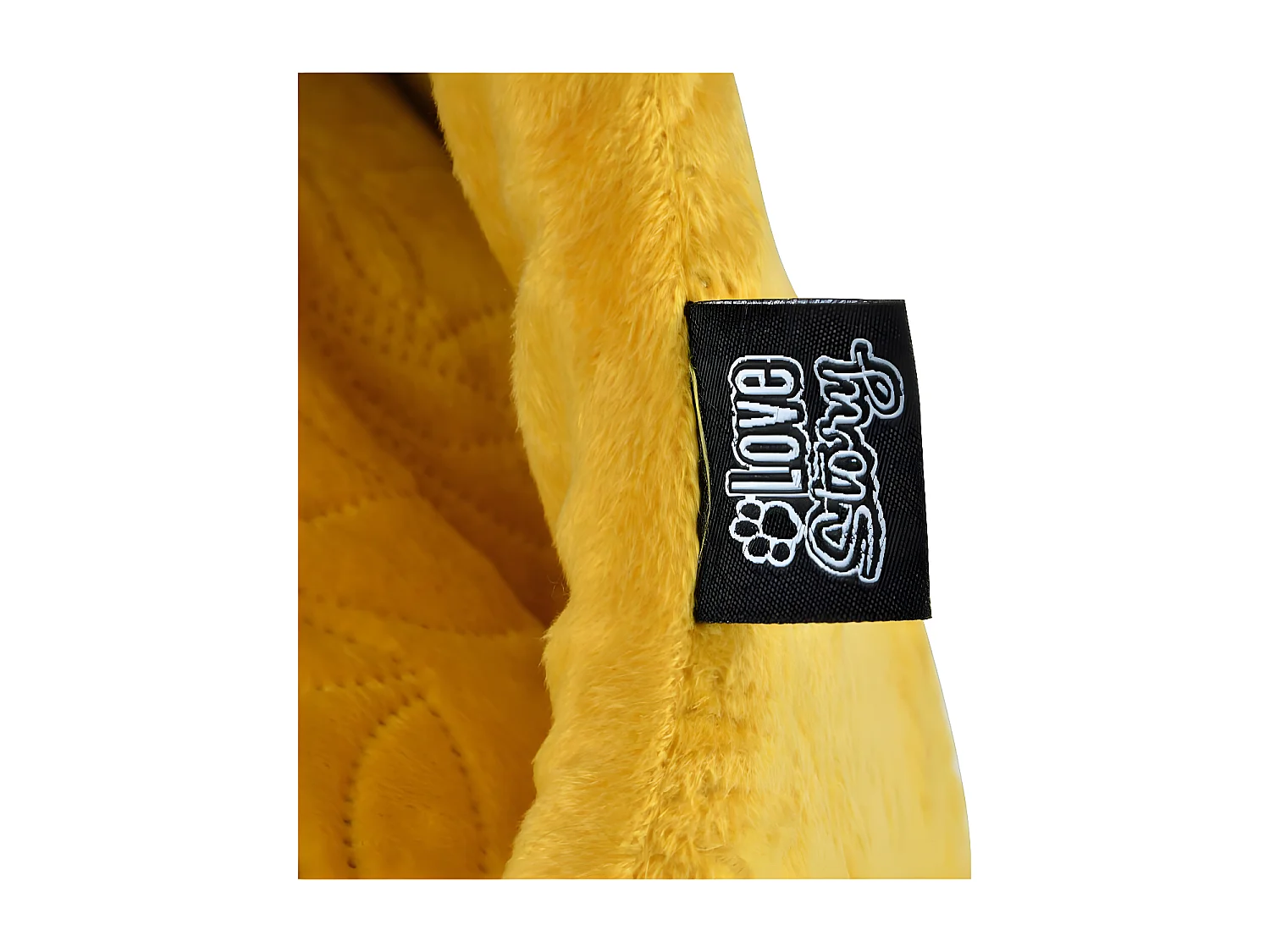 Niche pour Chien & Chat "Boho" 50cm Moutarde