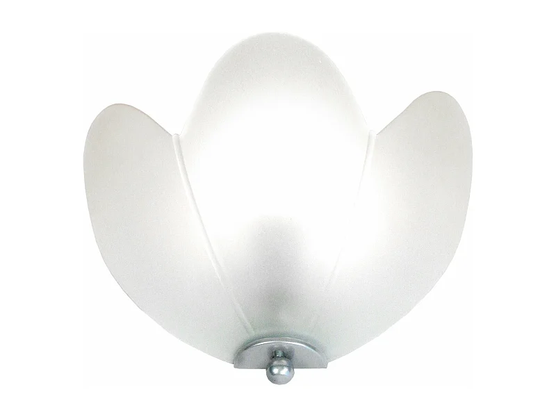 Applique acier  gris 17 cm.