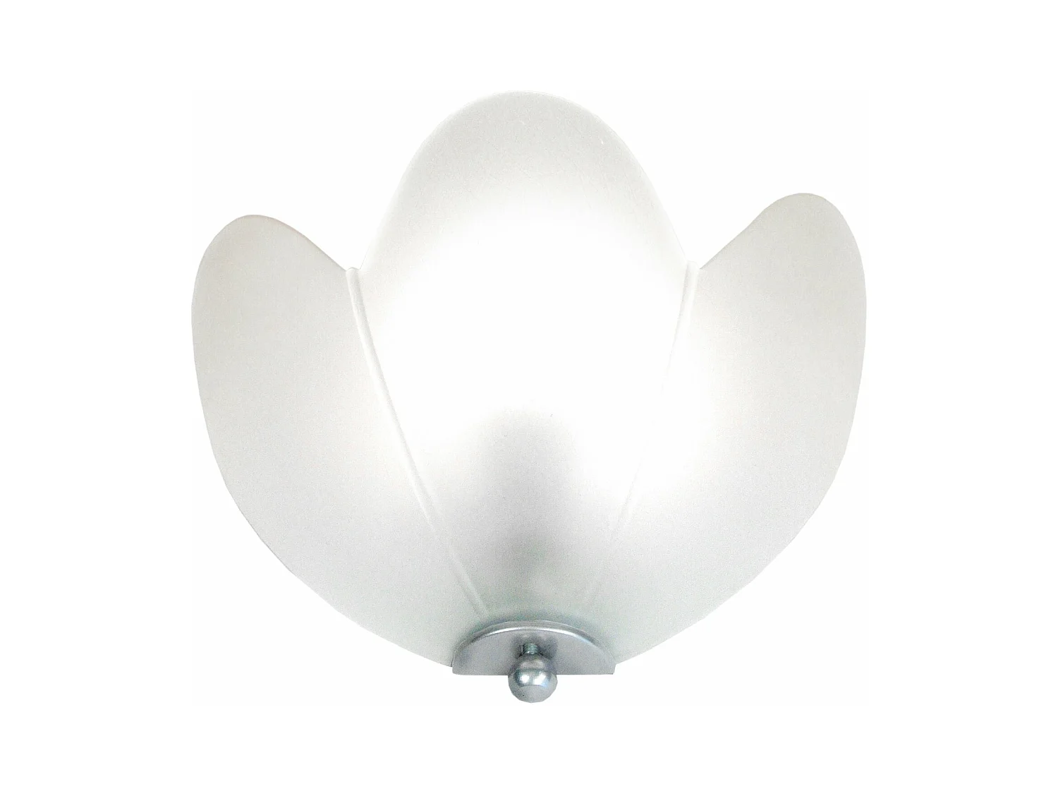 Applique acier  gris 17 cm.