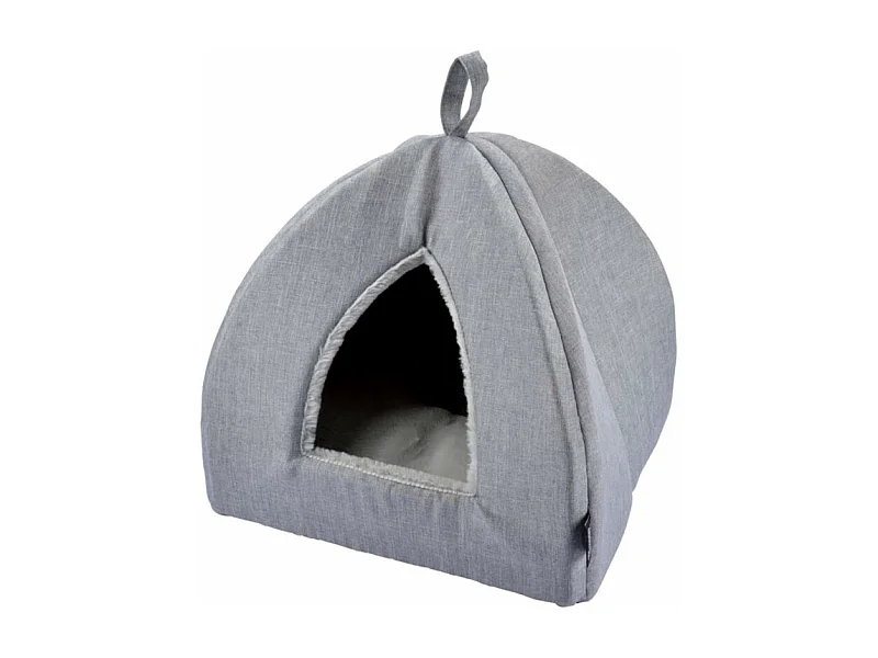 Tente pour Chien & Chat "Newton" 38cm Gris Clair
