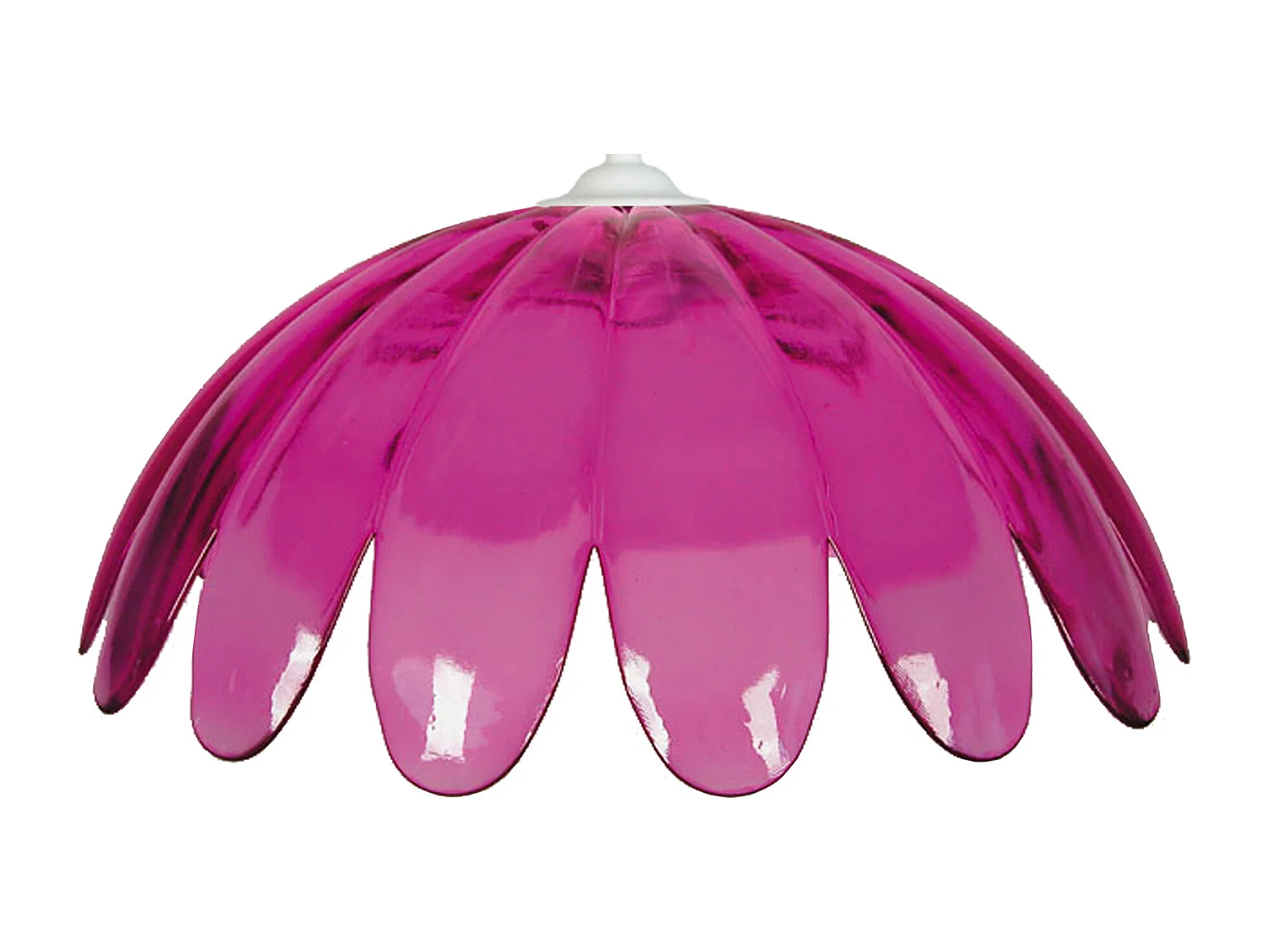 Suspensión  TOSEL ,vidrio,Rosa , A 80xD35xP35cm