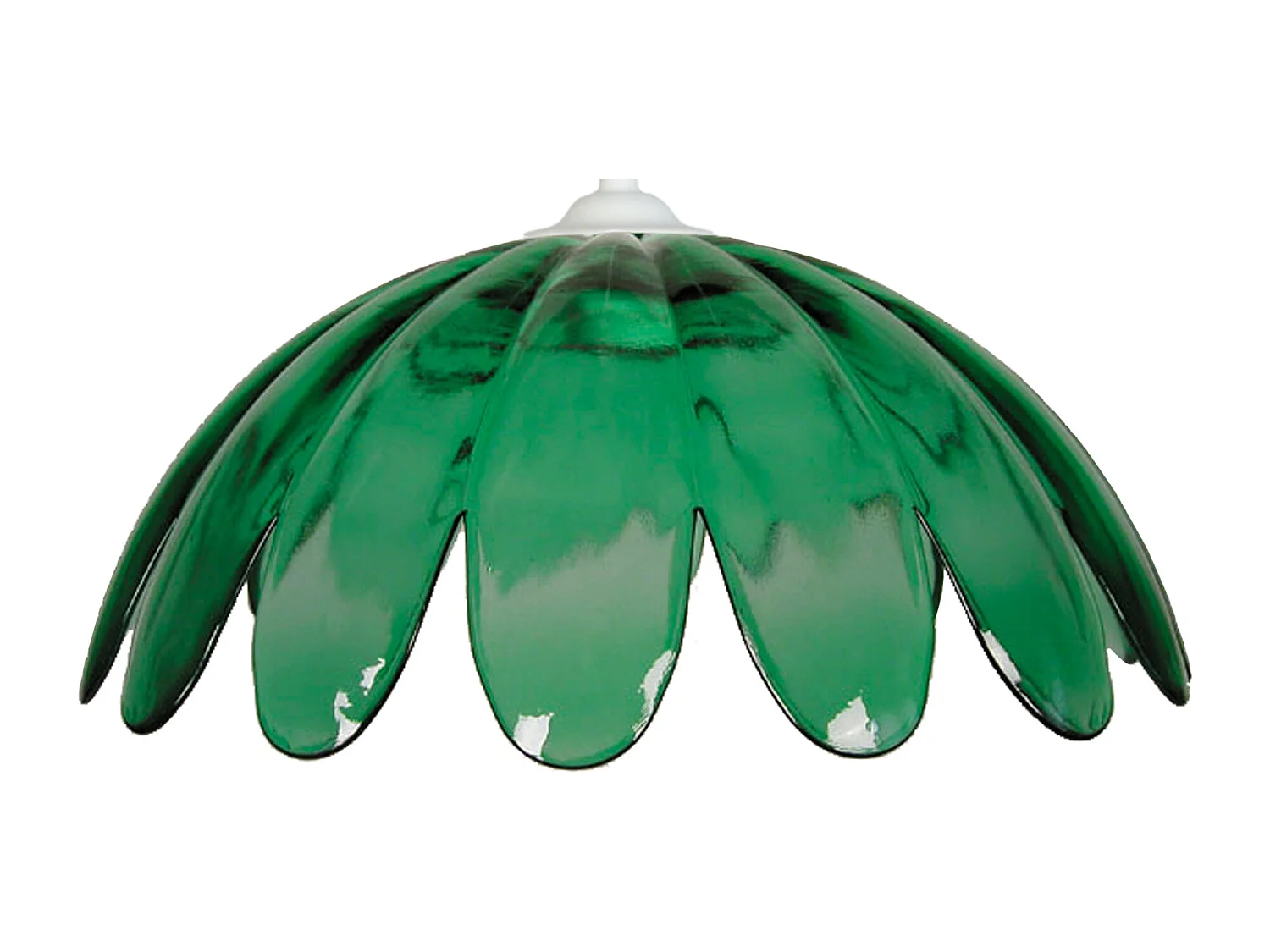 Suspension TOSEL ,verre,Blanc ,H 80xD35xP35cm