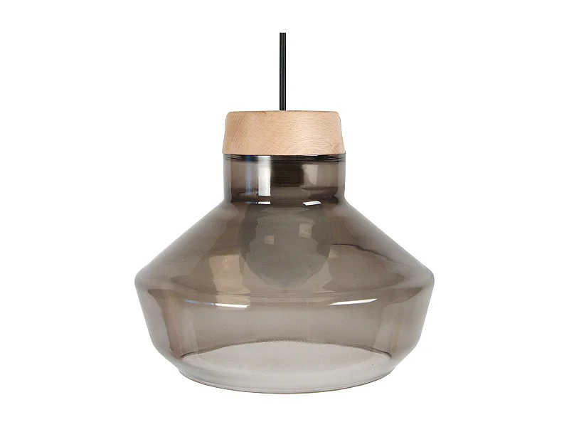 Suspensão TOSEL  ESPOO metal quadrado verruga D18 x  H85  cm