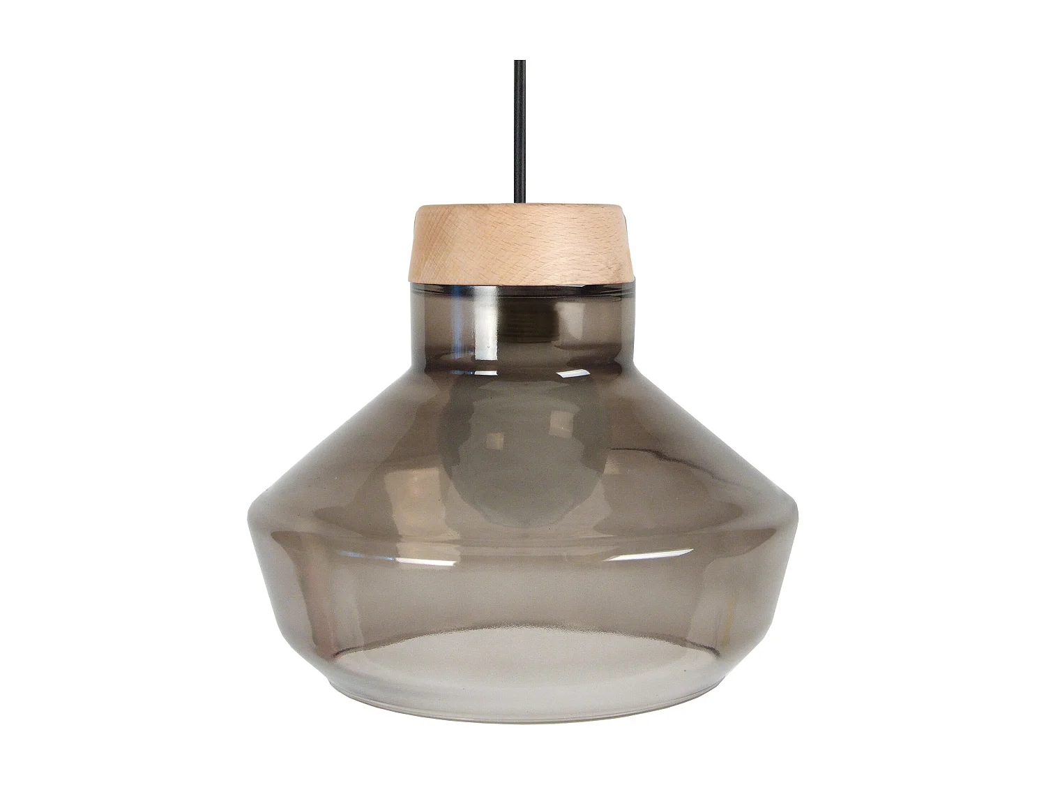 Suspensão TOSEL  ESPOO metal quadrado verruga D18 x  H85  cm