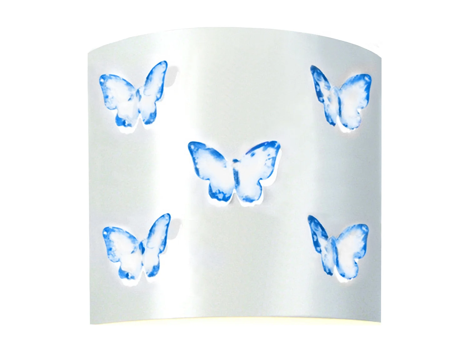 Applique enfant 22cm. Blanc bleu