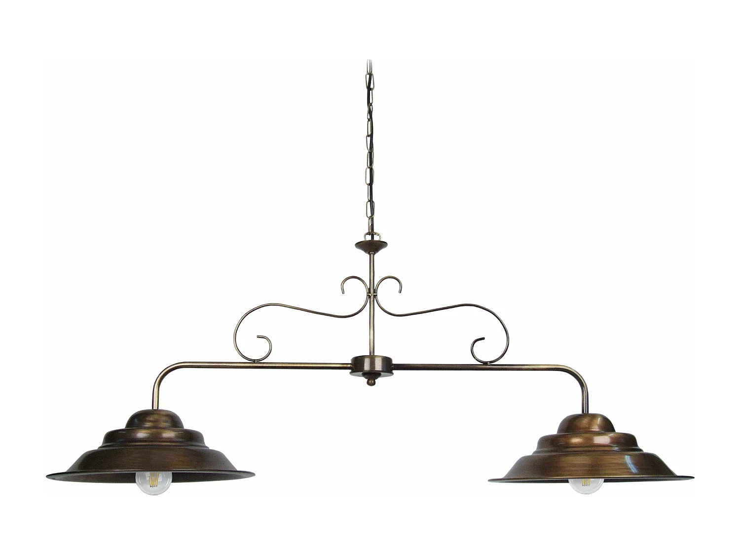 Lustre TOSEL ANVERS metal feixe Dourado D56 x  H80  cm