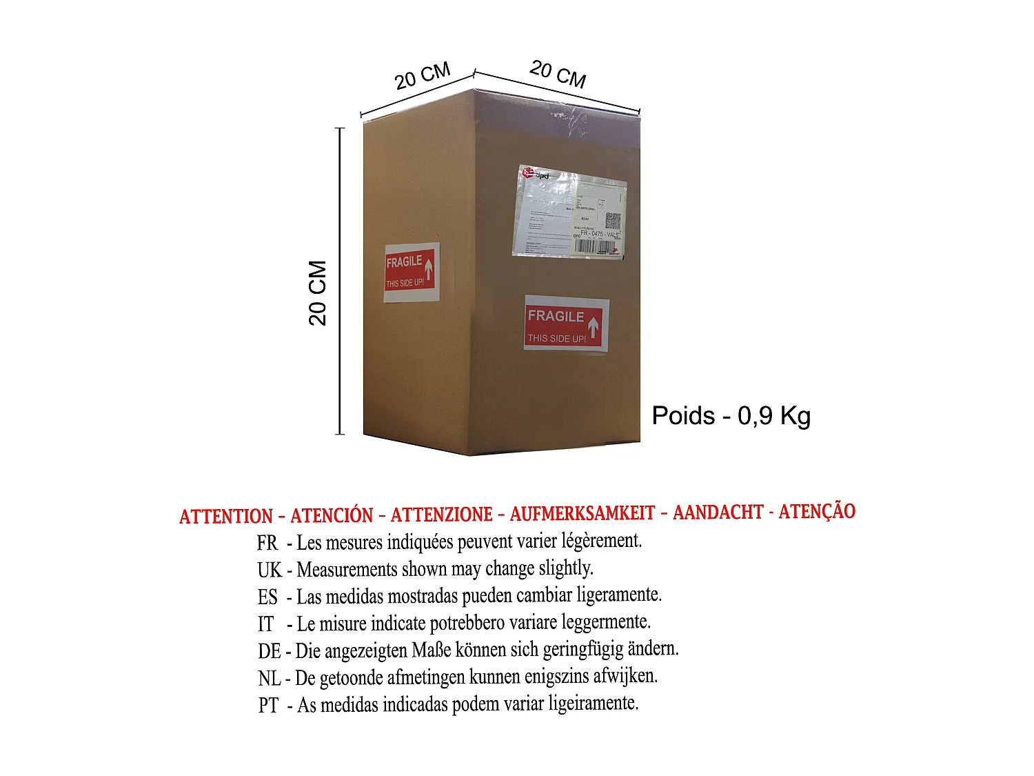 Lámpara de noche TOSEL ,metal,Rojo,A27xD10xP10cm