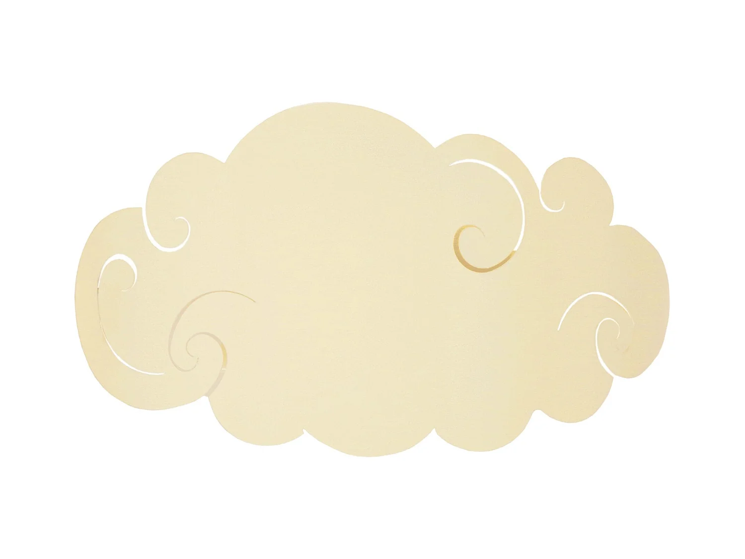 Applique d'Enfant TOSEL ,métal, Beige,H9xD 16x P 34cm
