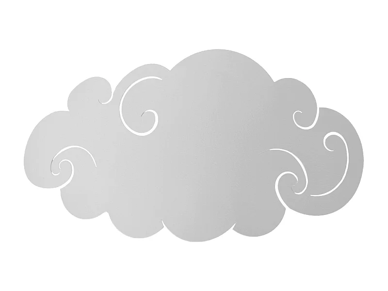 Applique d'Enfant TOSEL ,métal,Gris ,H9x D16xP34cm