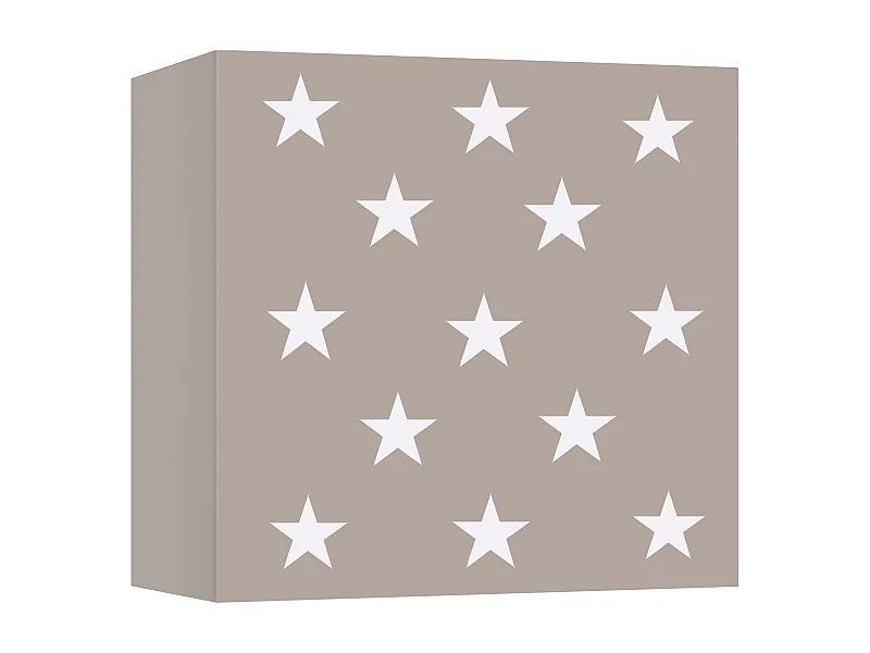 Aplique TOSEL ,metal,Gris , A 10,5xD20x P 20cm