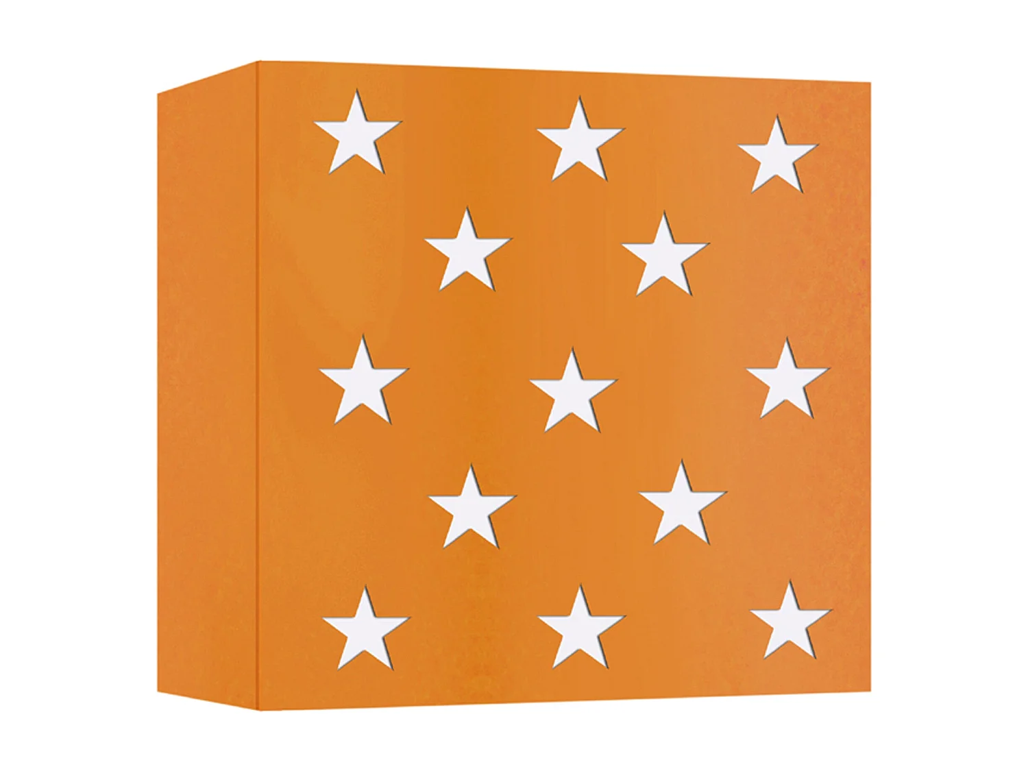 Applique d'Enfant TOSEL ,métal,Orange ,H 10,5xD20x P 20cm