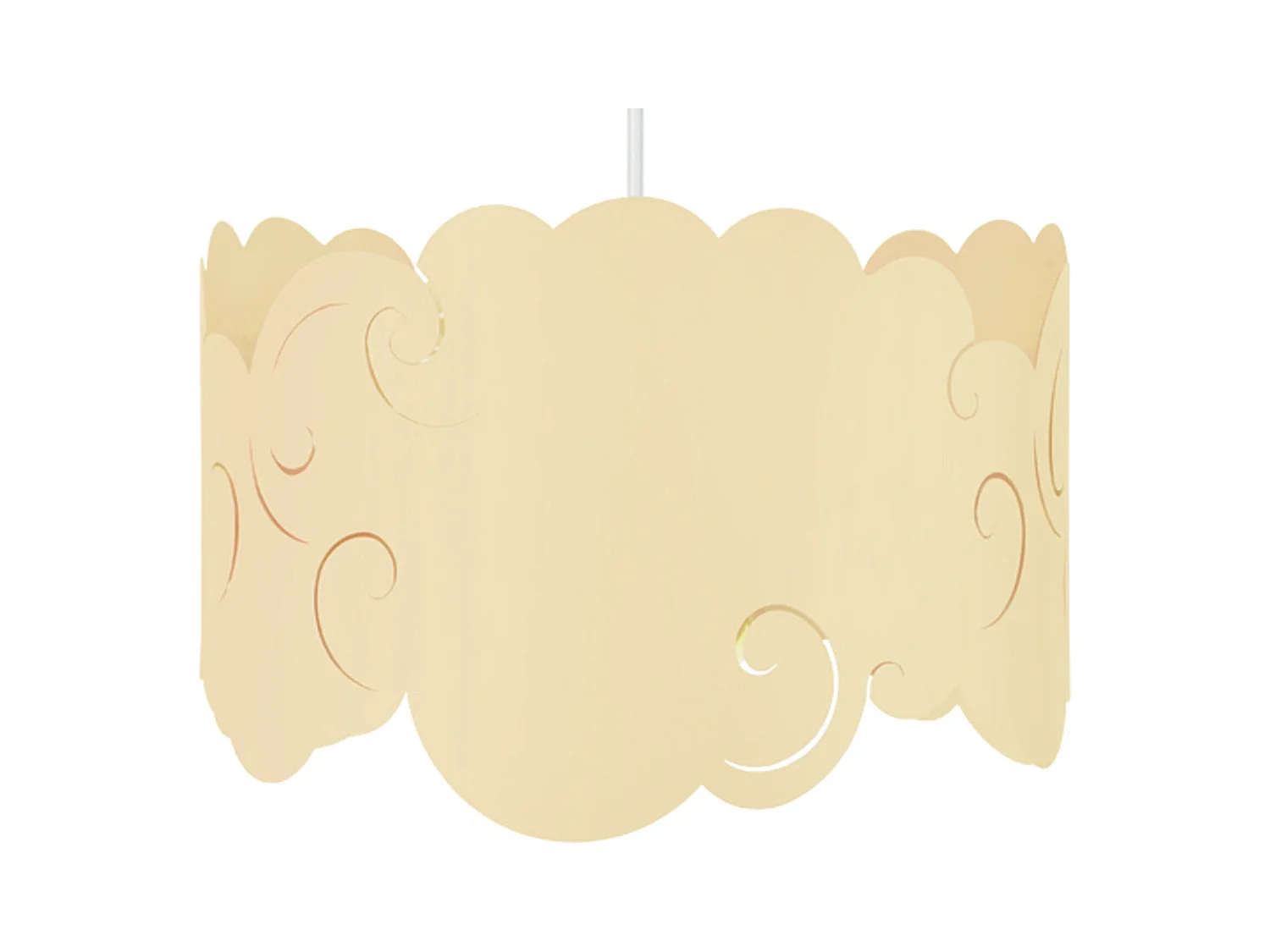 Suspension d'Enfant TOSEL ,métal,Beige, H 75xD30x P 30cm