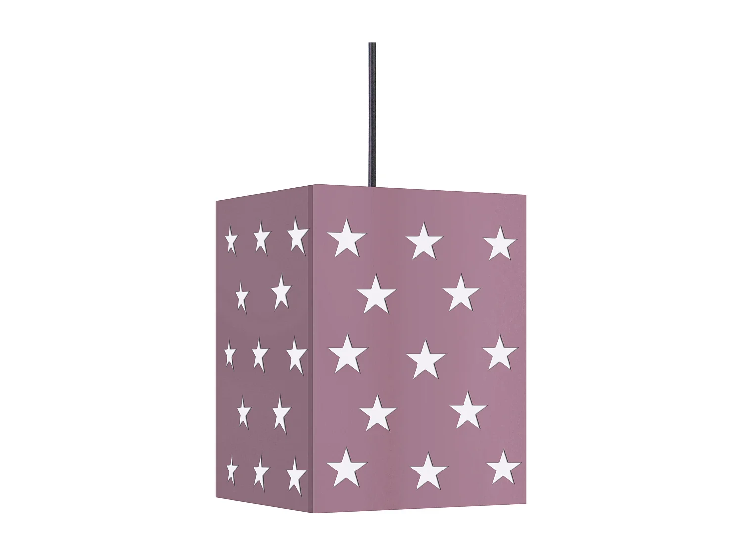 Suspensão TOSEL  ETOILES 1 cordão de algodão globo preto D25 x  H90  cm