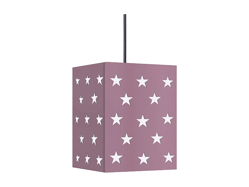 Suspension d'Enfant TOSEL ,métal,Violet ,H85xD 18xP18cm