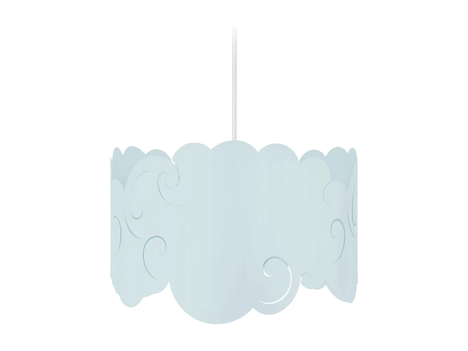 Suspension d'Enfant TOSEL ,métal,Bleu,H75x D30xP30cm