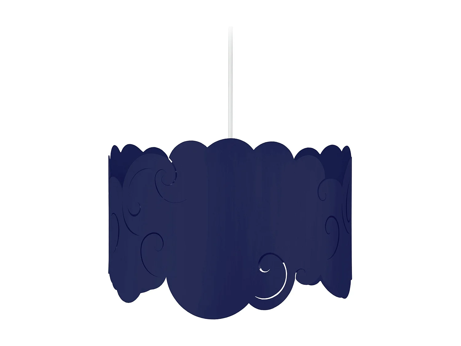 Suspension d'Enfant TOSEL ,métal,Bleu,H 75x D30xP30cm