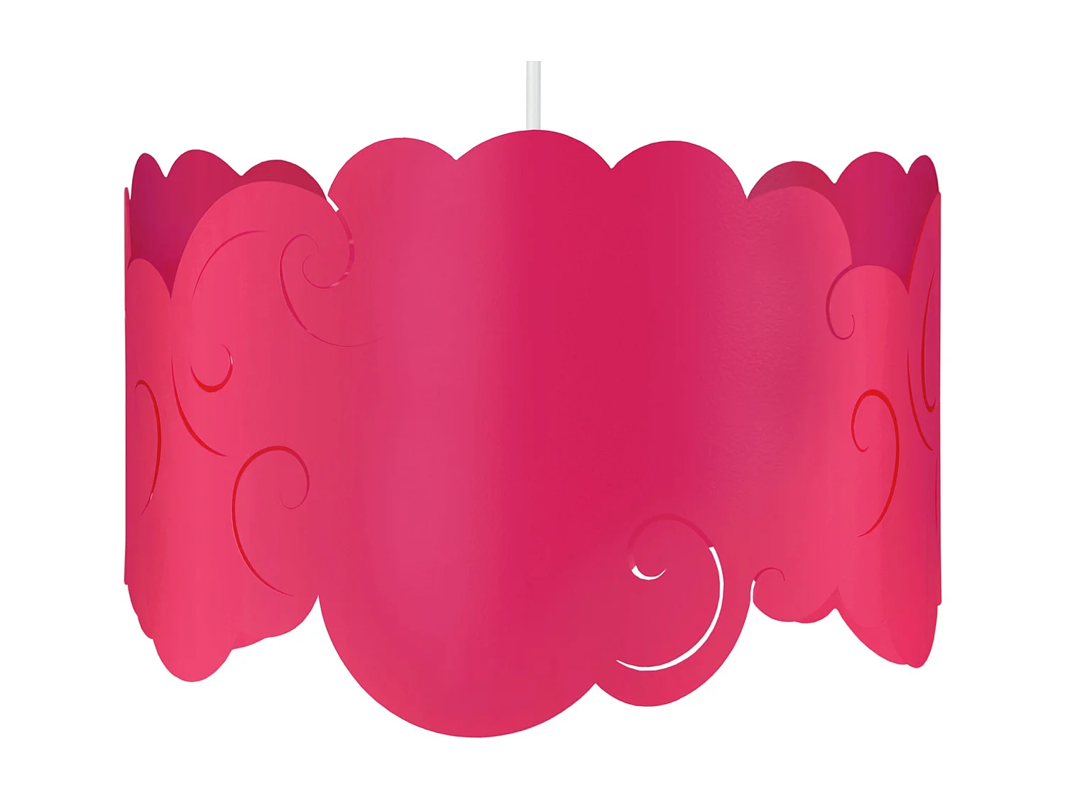 Suspension d'Enfant TOSEL ,métal,Rose ,H 75xD30x P 30cm