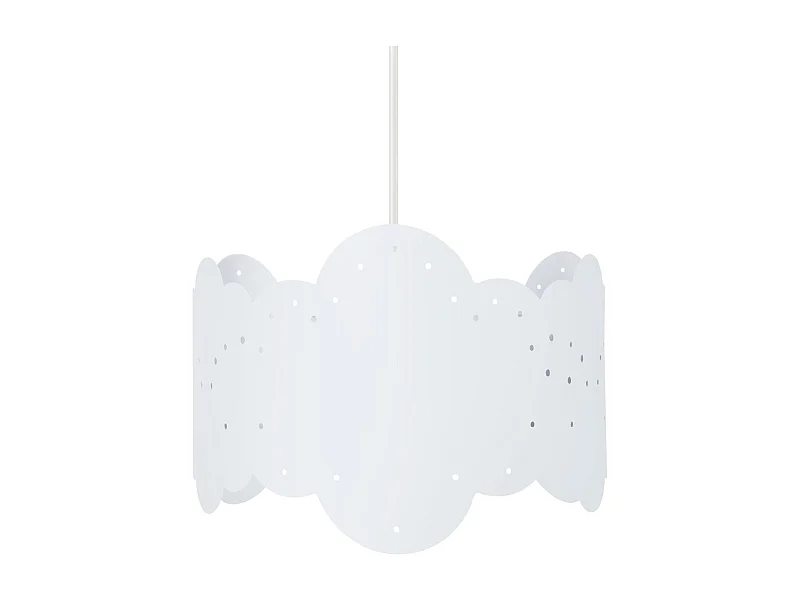 Suspension d'Enfant TOSEL ,métal,Blanc ,H 75xD30x P 30cm