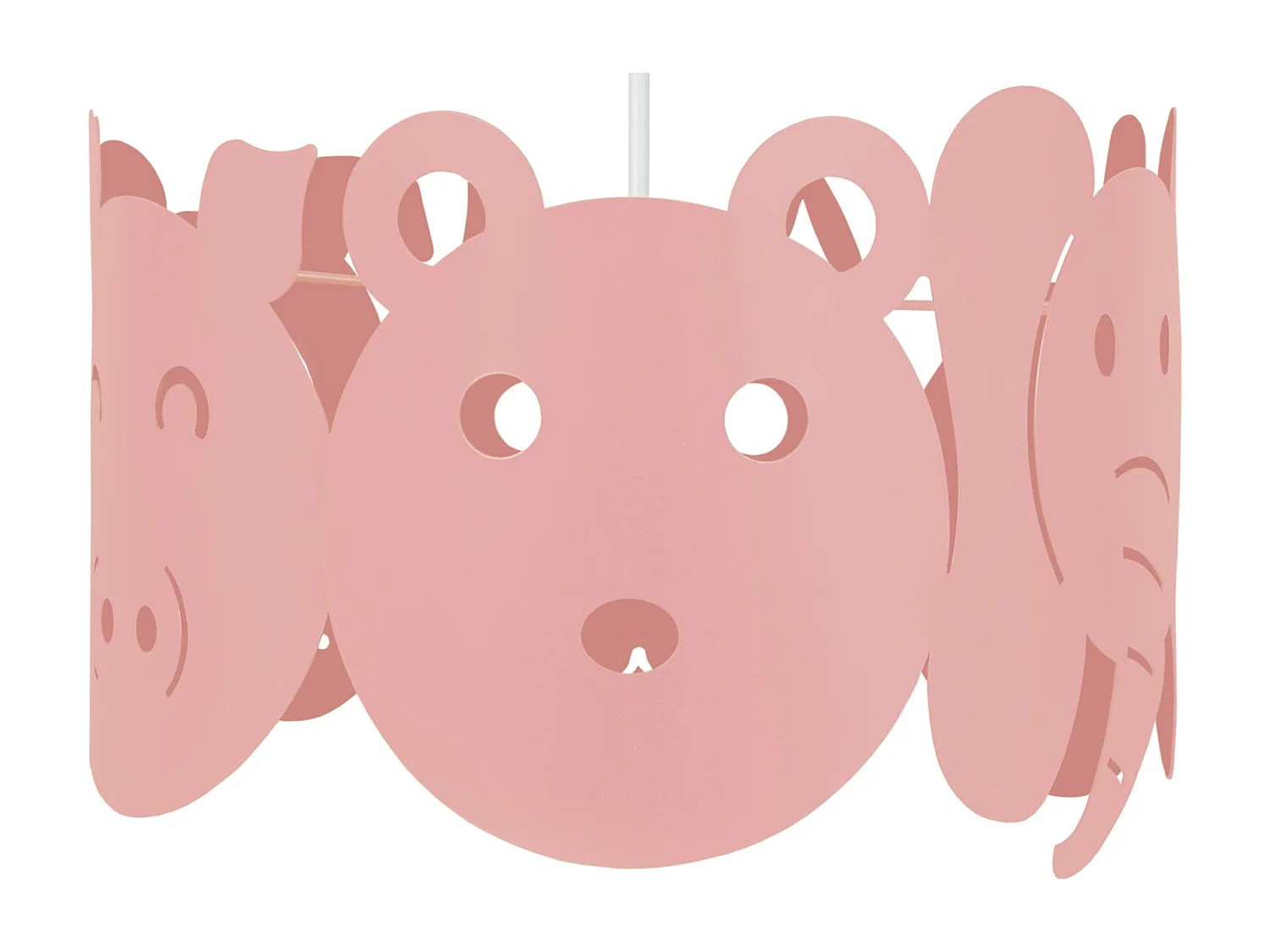 Suspension d'Enfant TOSEL ,métal,Rose ,H75xD30xP30cm