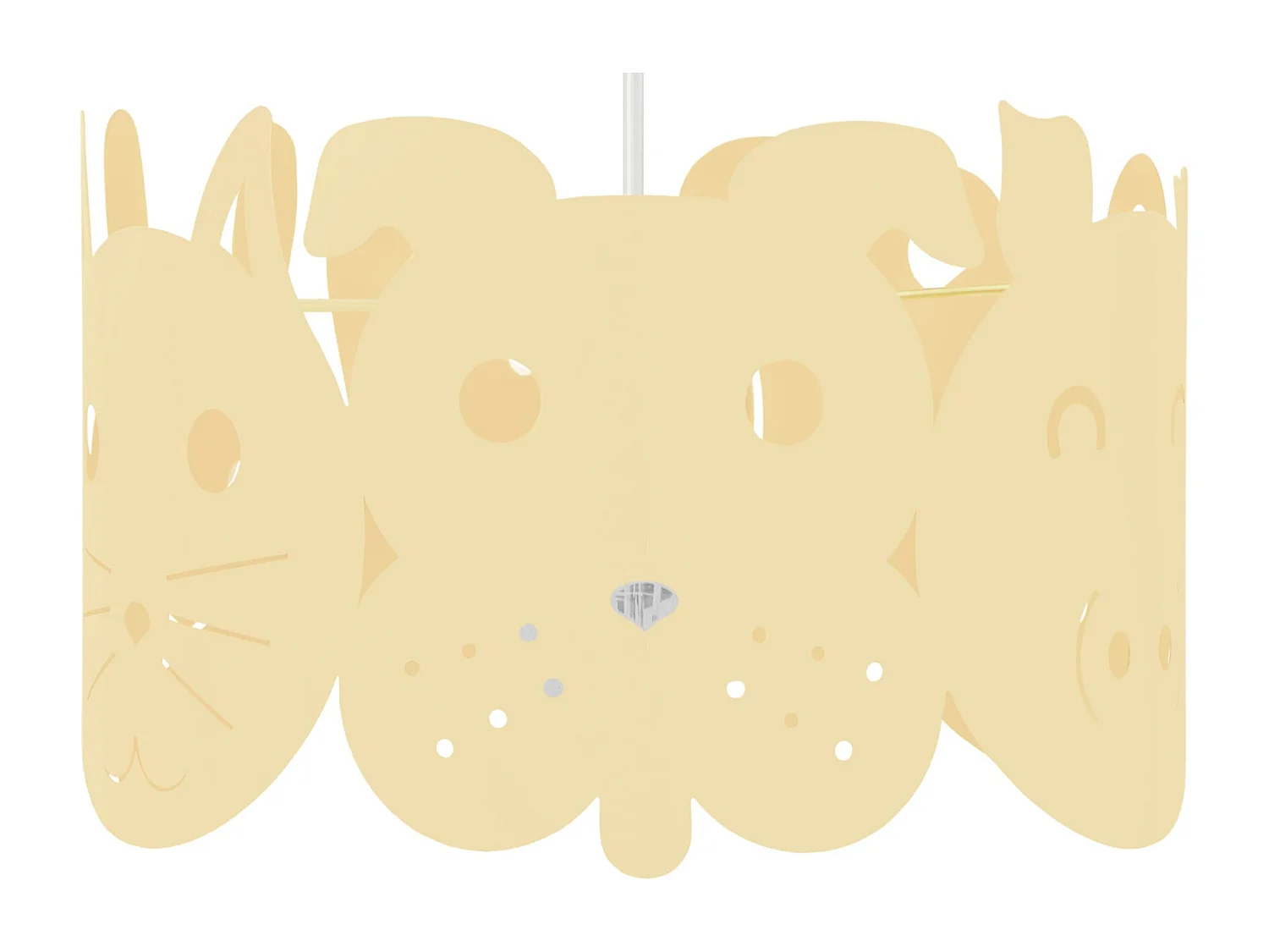 Suspension d'Enfant TOSEL ,métal,Beige,H75xD30xP30cm