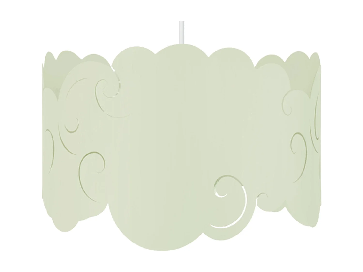 Suspension d'Enfant TOSEL ,métal,Blanc , H 75xD30xP30cm