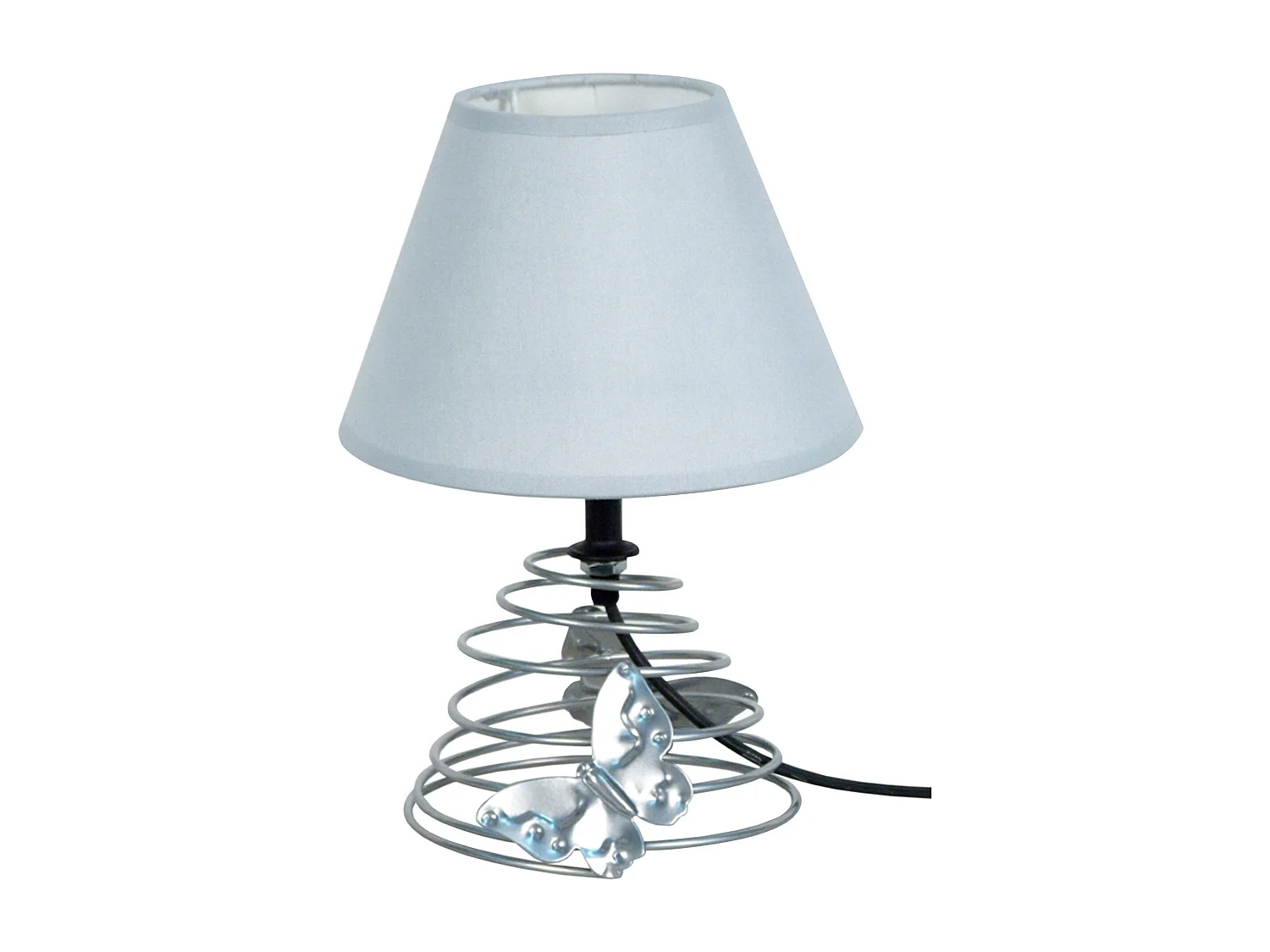 Candeeiro de mesa TOSEL HOD tecido certo creme D30 x  H56  cm