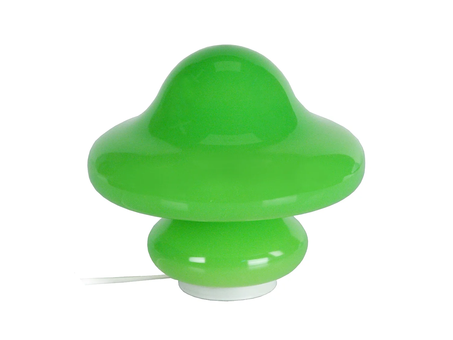 STRUMPF - Lampe de chevet champignon verre vert