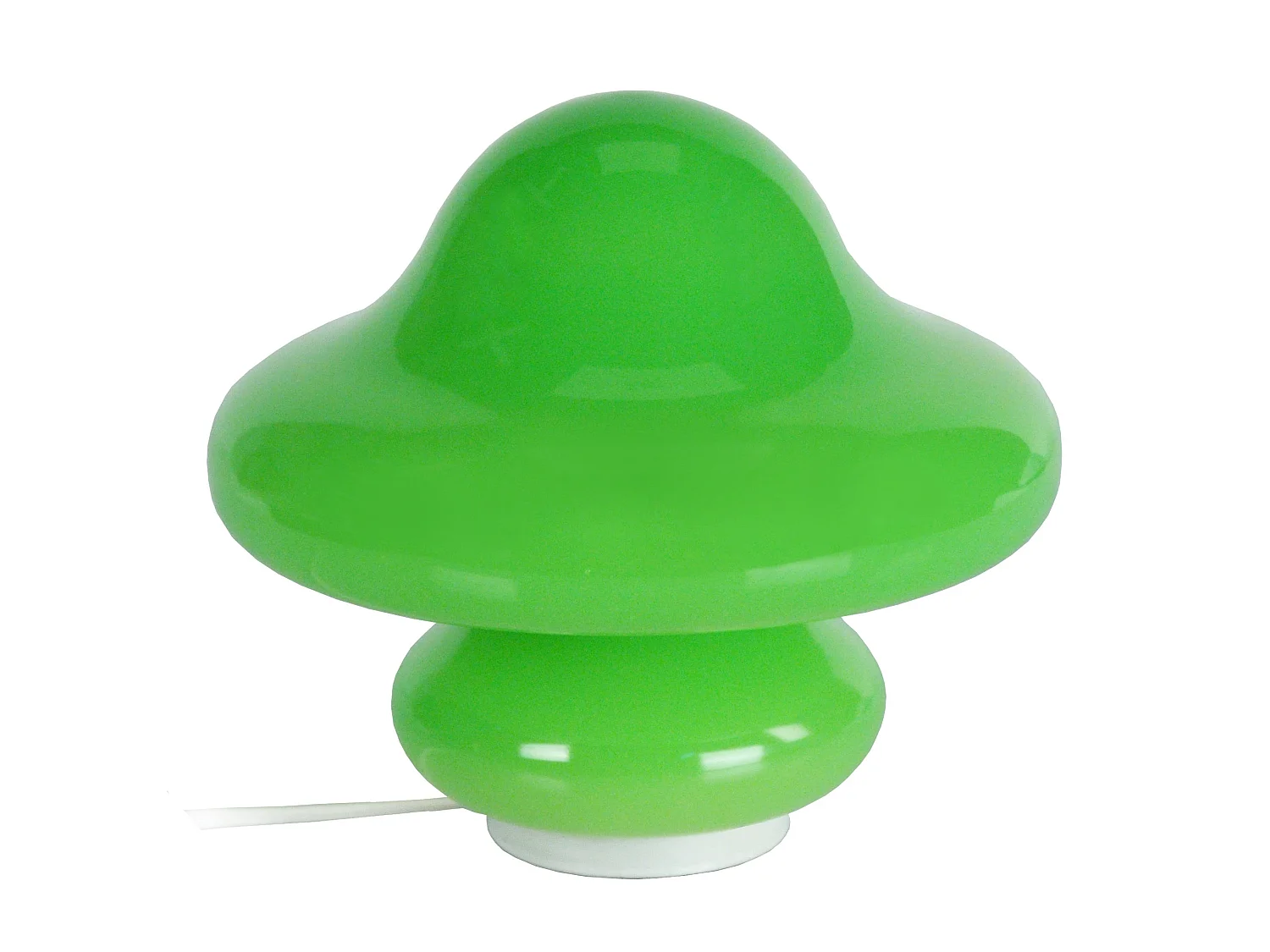 STRUMPF - Lampe de chevet champignon verre vert