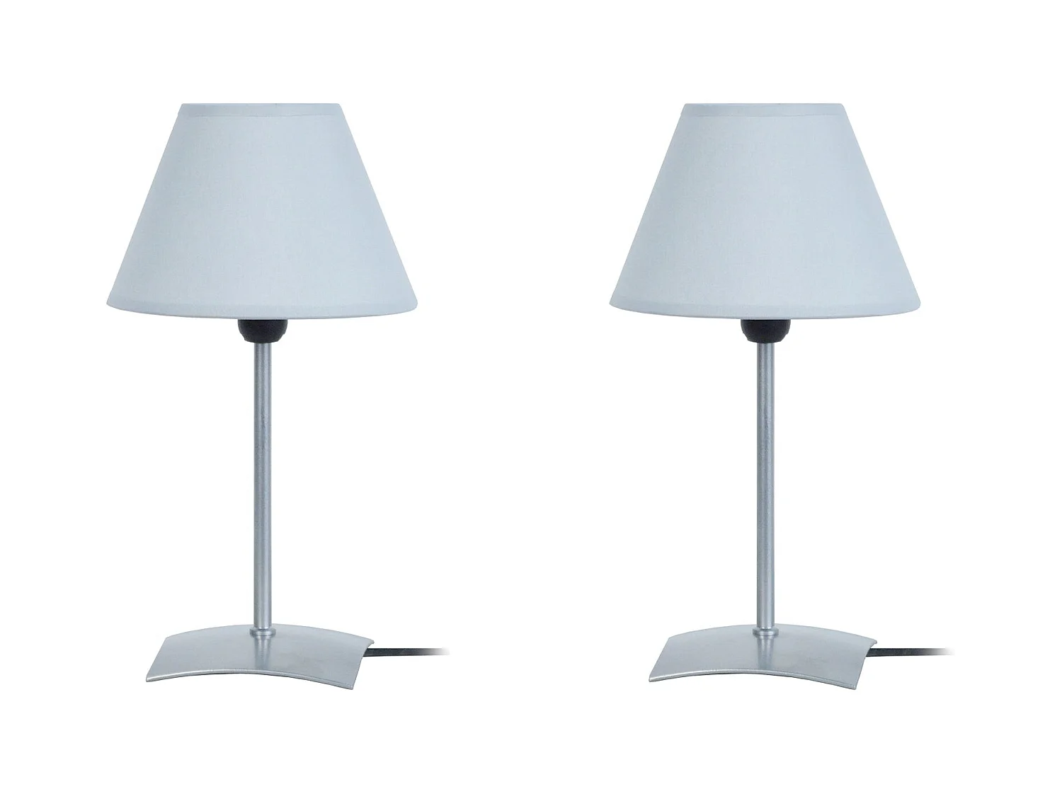 Lampe de Chevet TOSEL ,métal,Aluminium, H29xD16xP16cm