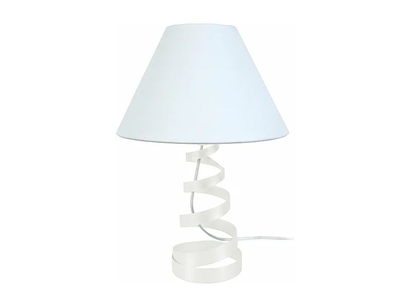 Candeeiro de sala TOSEL CALCUTA tecido globo preto D40 x  H47  cm