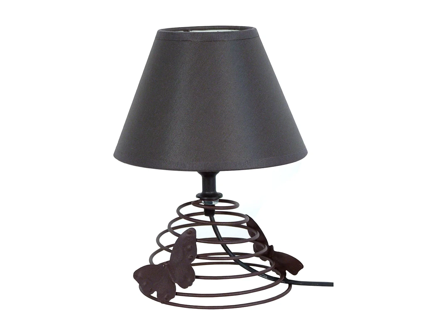 Candeeiro de mesa TOSEL HOD tecido certo branco D30 x  H54  cm