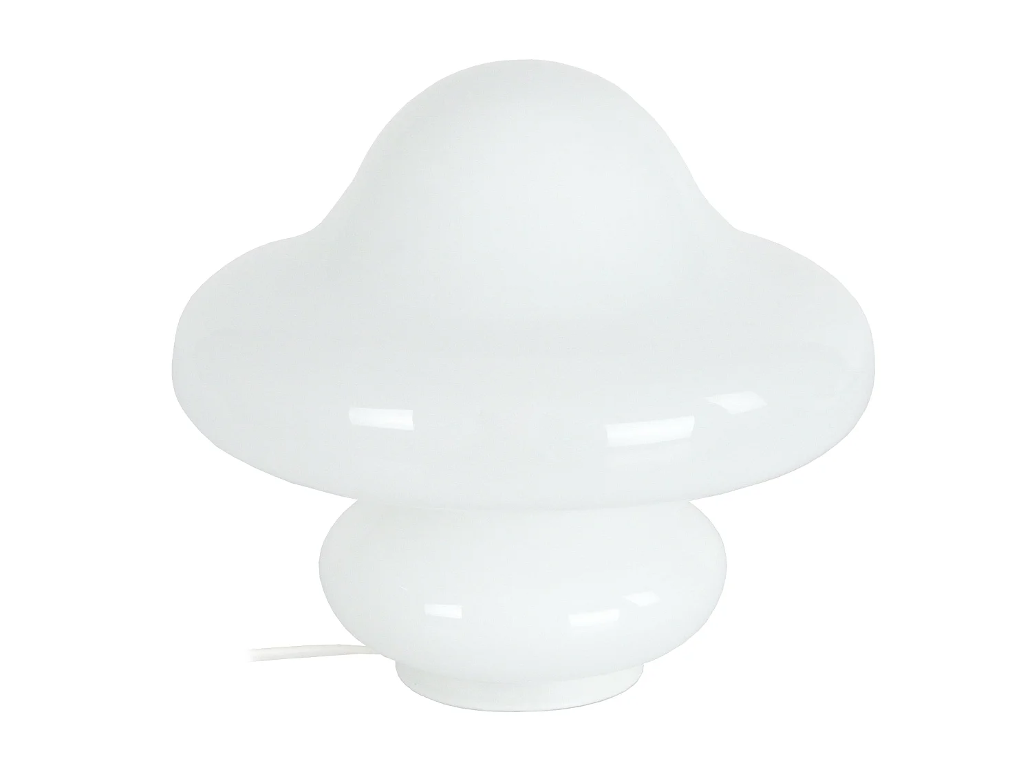 STRUMPF - Lampe de chevet champignon verre opale