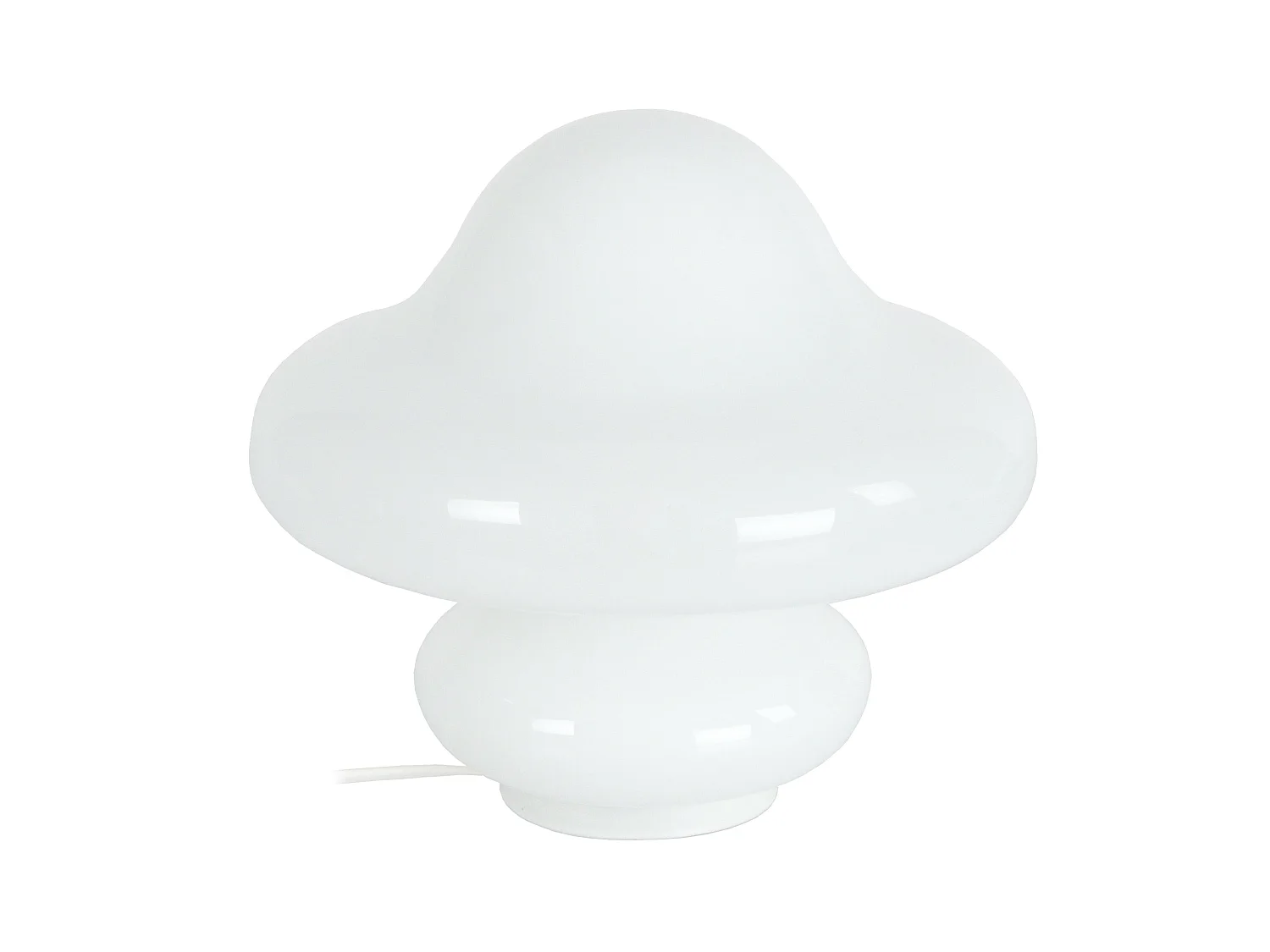 STRUMPF - Lampe de chevet champignon verre opale