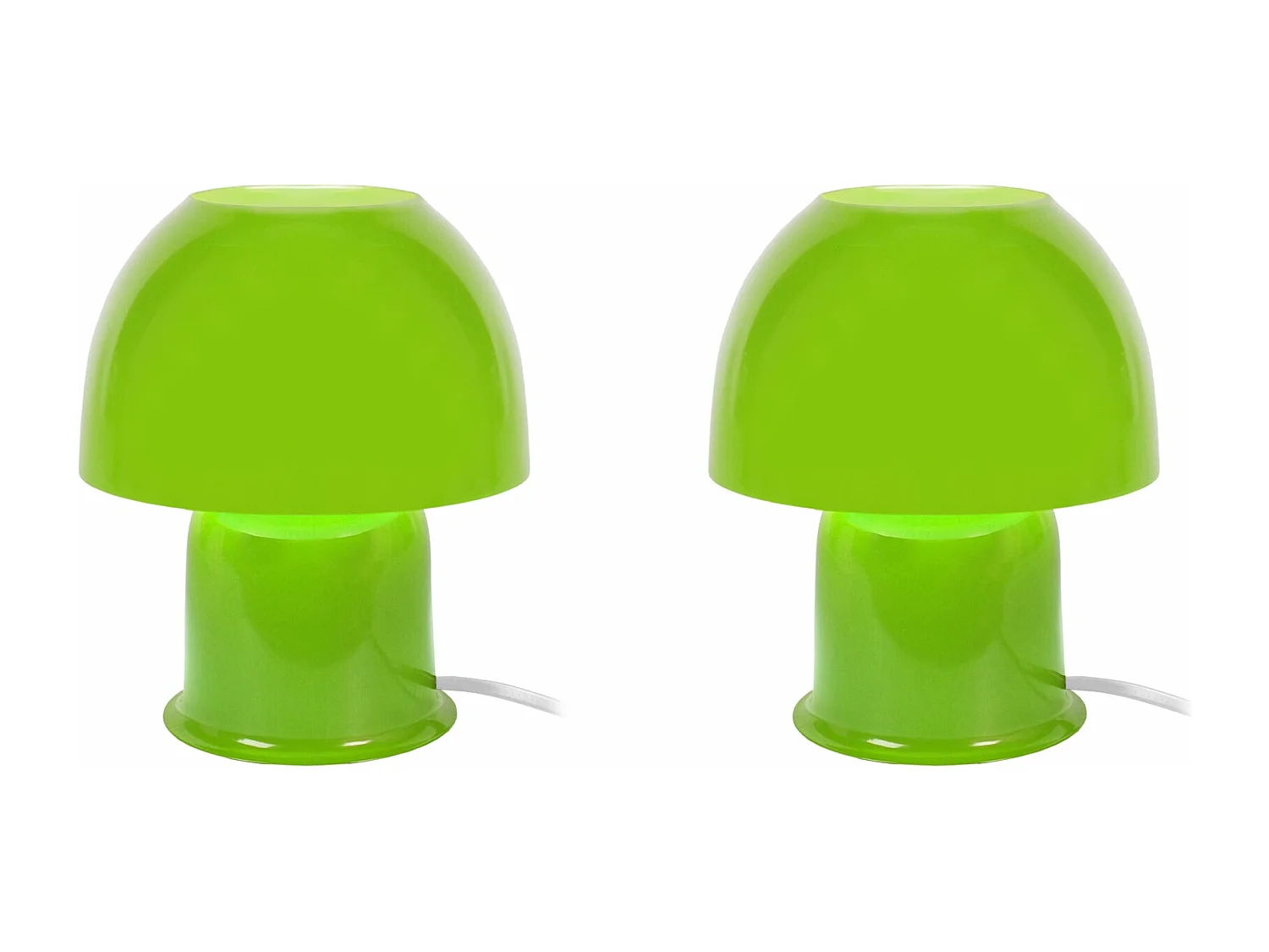 Abajur TOSEL KATITA LT2 tecido certo Verde D18 x  H35  cm