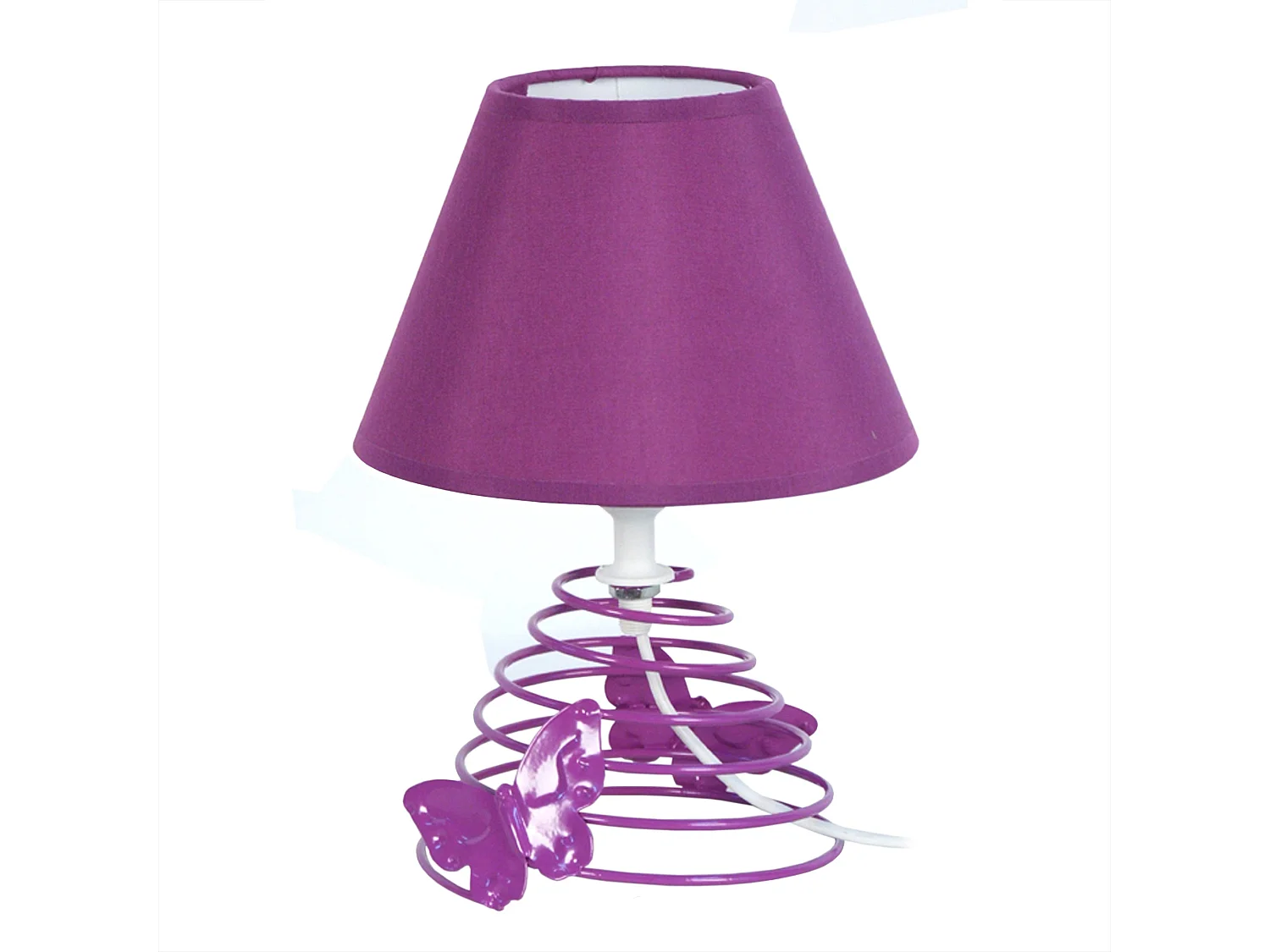 Candeeiro de mesa TOSEL HOD tecido certo bege D30 x  H54  cm