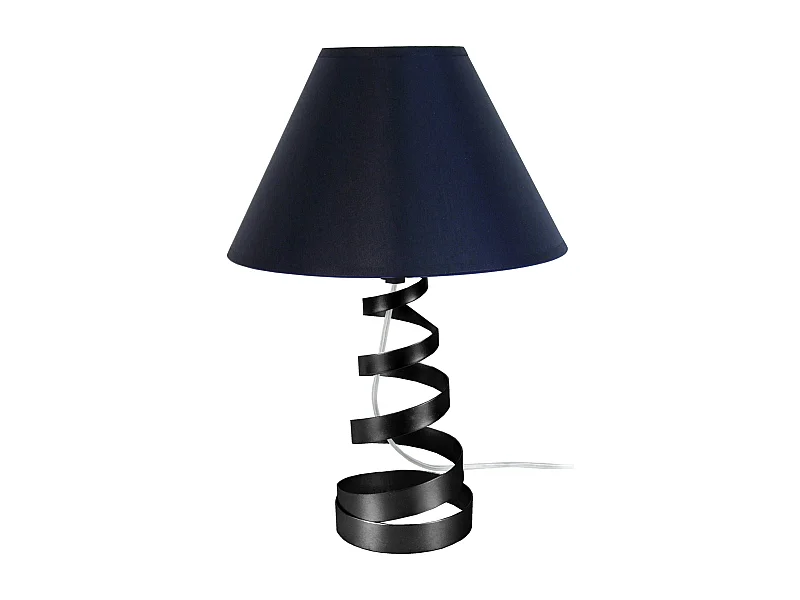 Candeeiro de sala TOSEL CALCUTA tecido globo branco D40 x  H47  cm