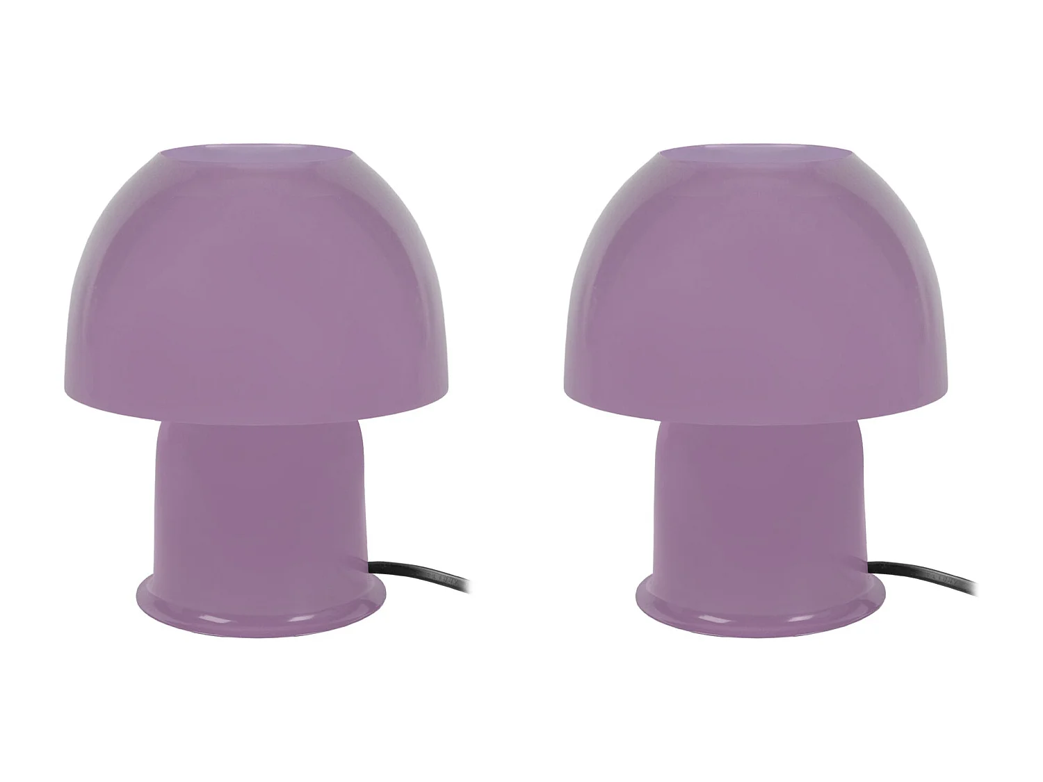 Abajur TOSEL LOTUS LT2 metal meia tigela amarelo D16 x  H17  cm