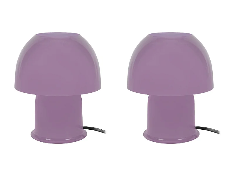 Abajur TOSEL LOTUS LT2 metal meia tigela amarelo D16 x  H17  cm