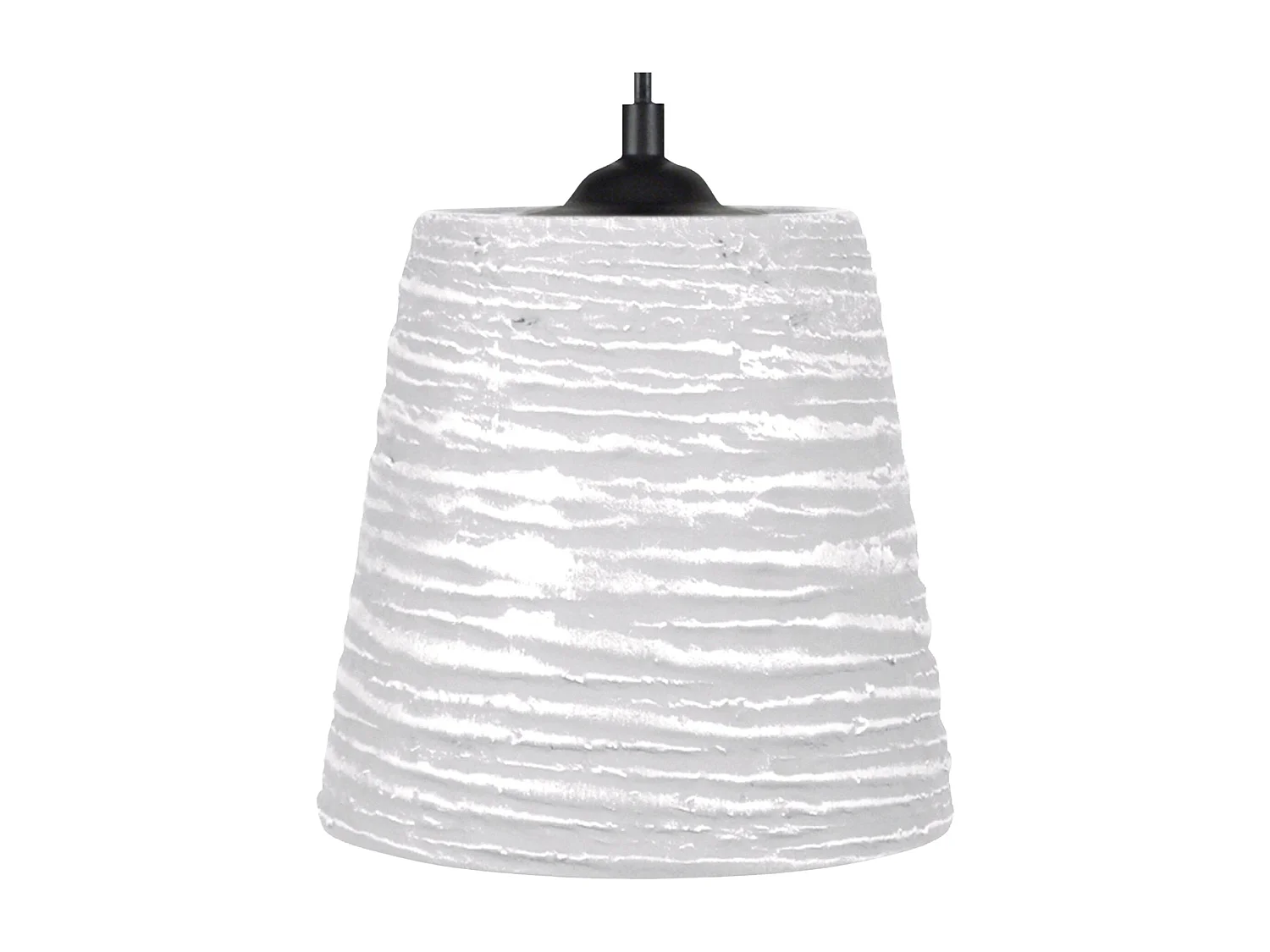 Suspensão TOSEL  LAMAS vidro cúpula gradiente azul D20 x  H80  cm