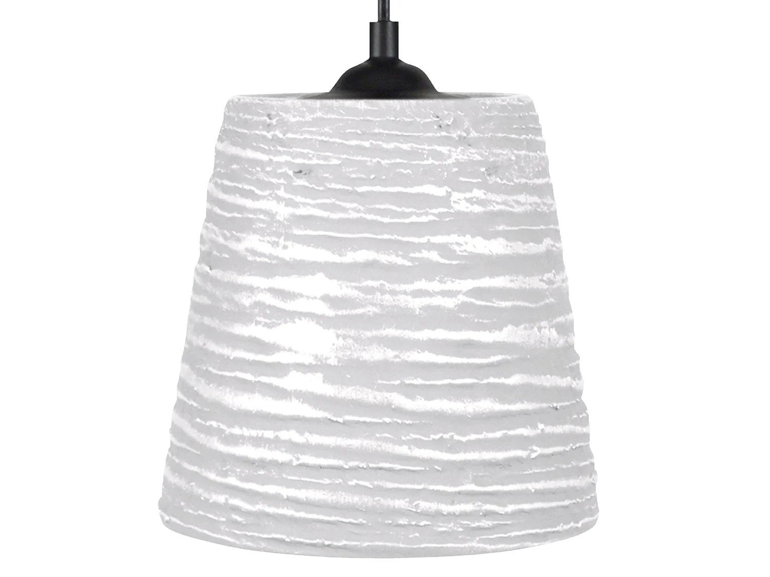 Suspension TOSEL ,céramique,Blanc , H70xD14,5xP 14,5cm