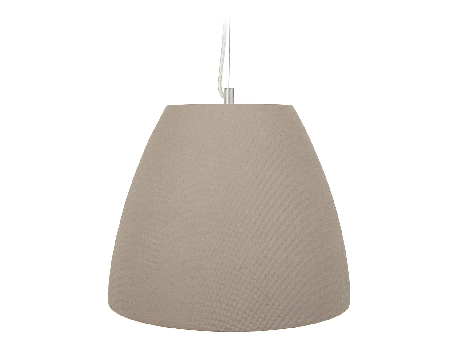 Suspensão TOSEL  TROFA metal cúpula azul acinzentado D32 x  H75  cm