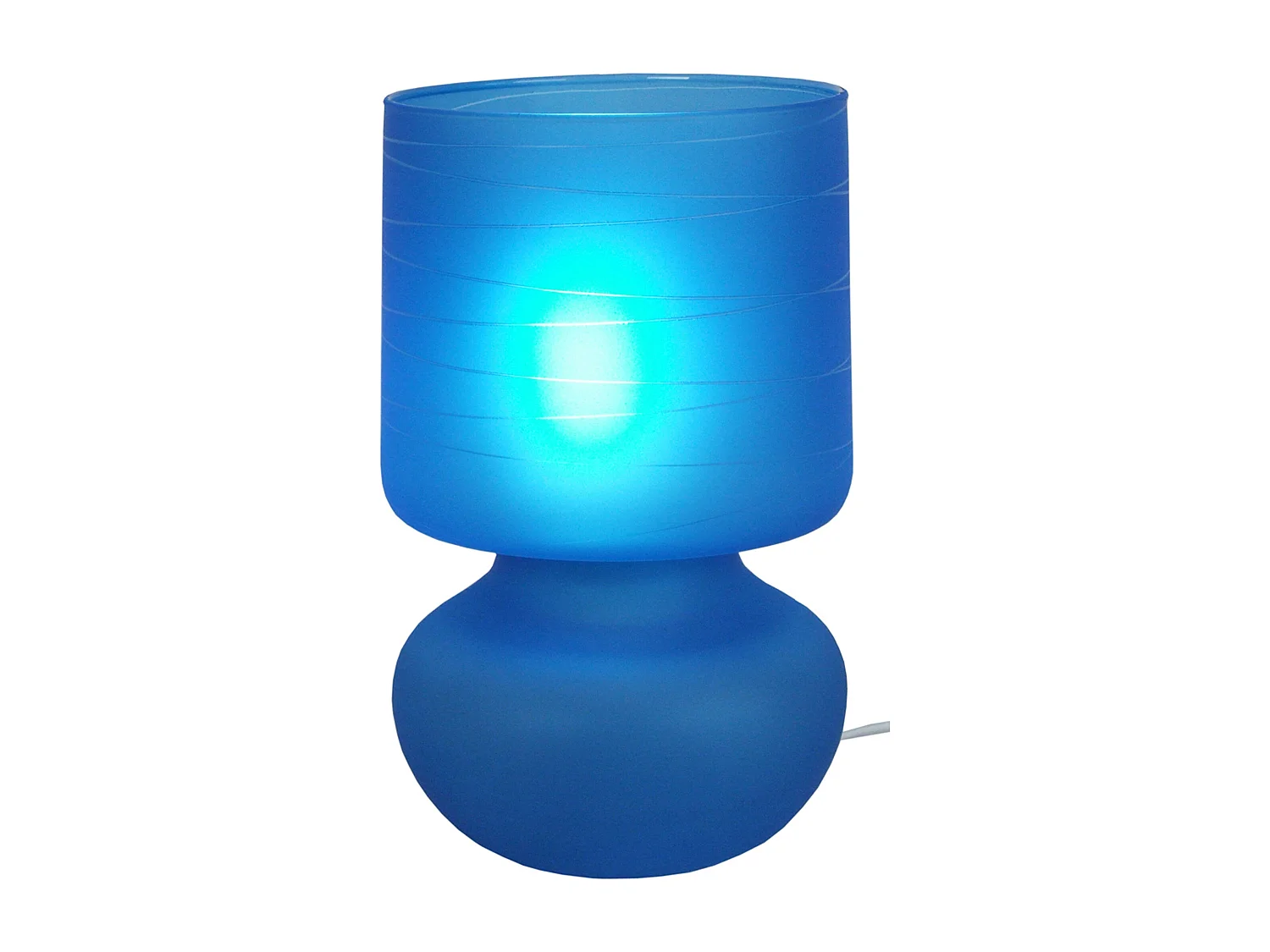 Abajur TOSEL ETOILE metal quadrado laranja D14 x  H27  cm