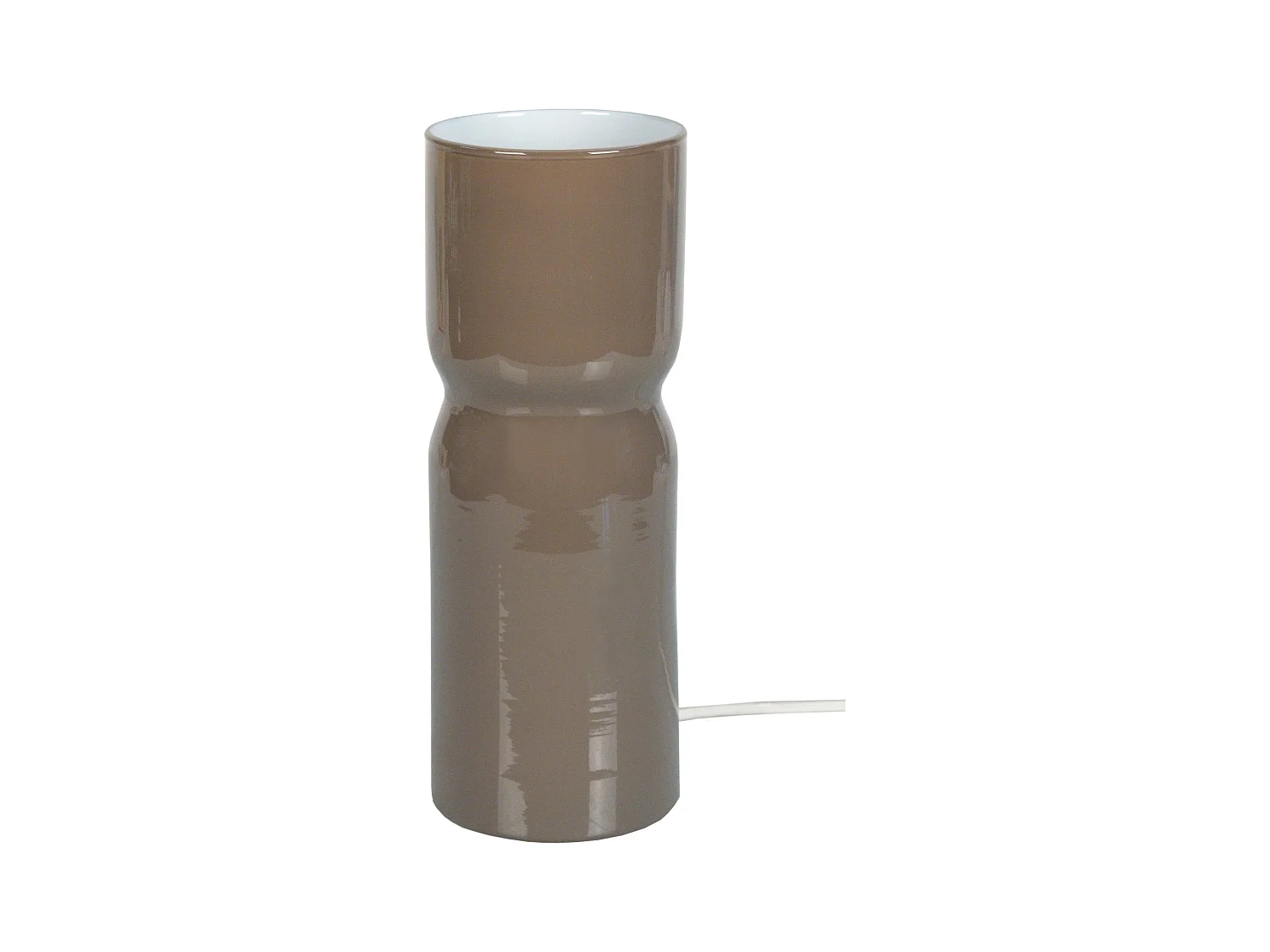 Lampe de Chevet TOSEL ,verre,Gris ,H27xD10xP10cm