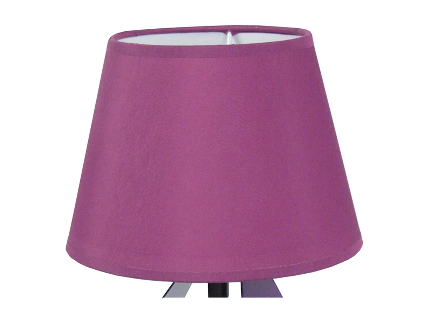 Lampe de Chevet TOSEL ,métal,Violet ,H29xD18xP 18cm